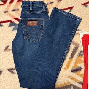 “Isla” Retro High Rise Bootcut Jean by Wrangler